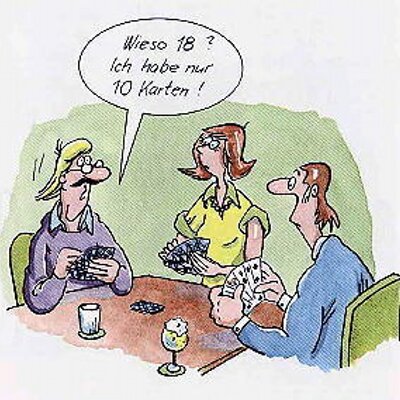 19 Uhr: Skat